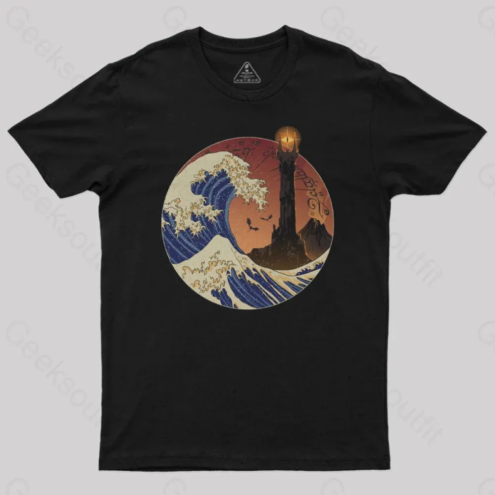 Tower Wave Geek T-Shirt - Image 2