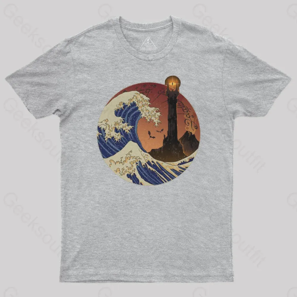 Tower Wave Geek T-Shirt - Image 9