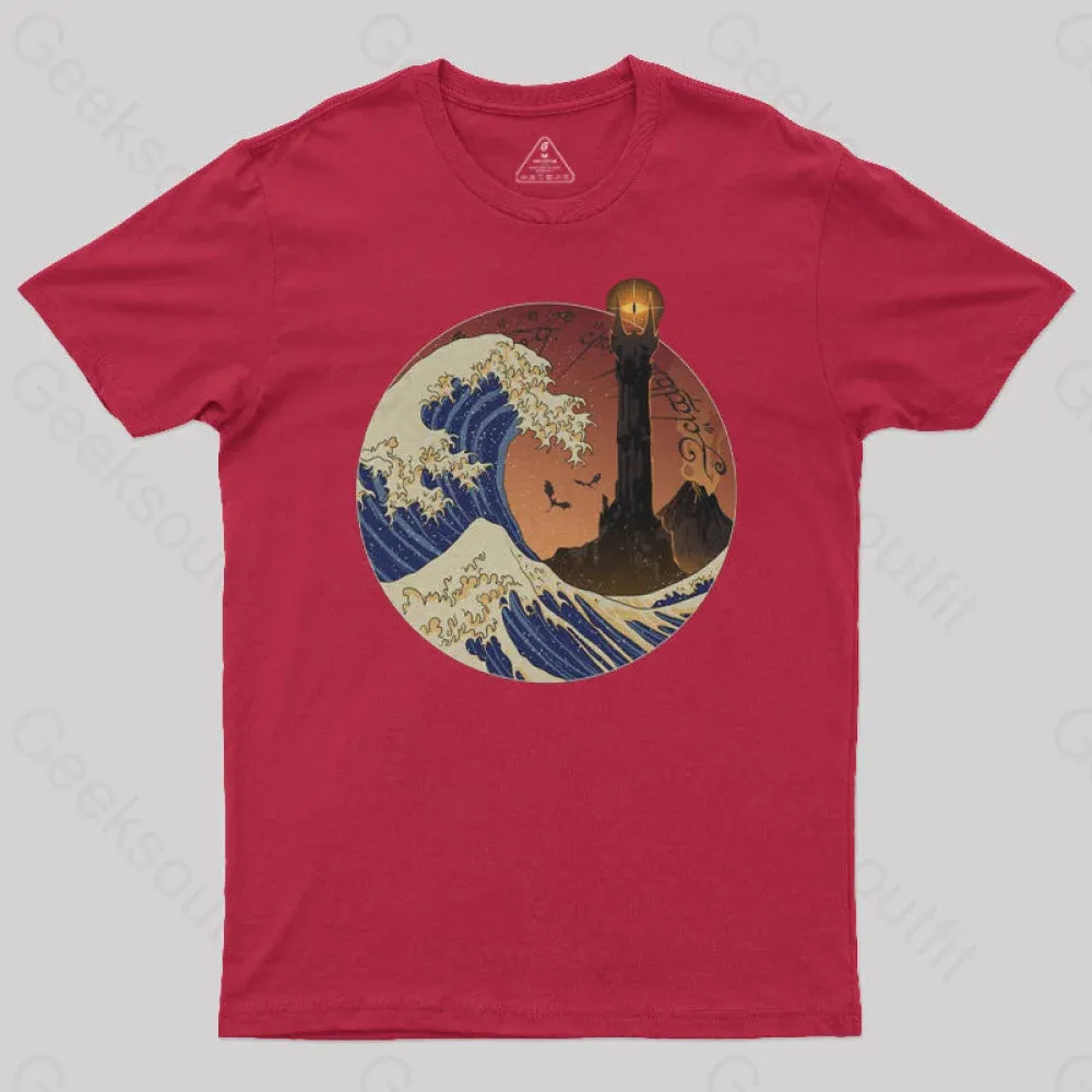 Tower Wave Geek T-Shirt - Image 8