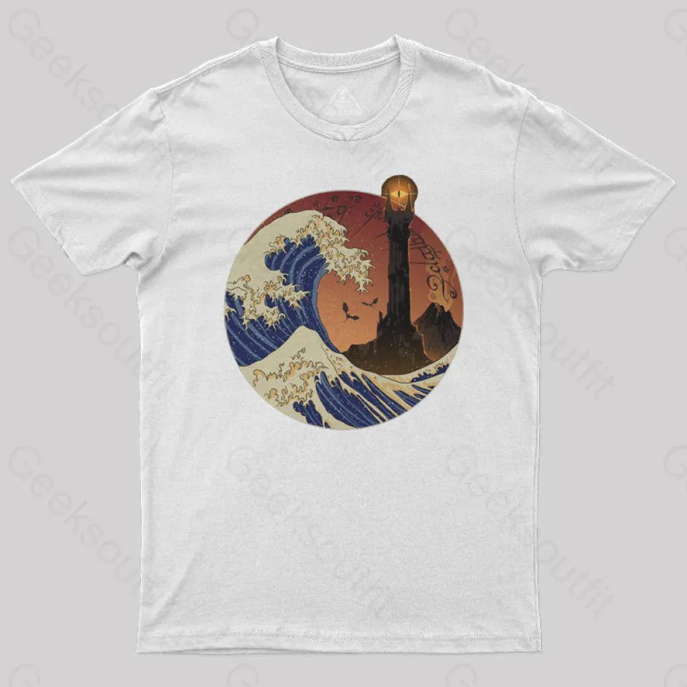 Tower Wave Geek T-Shirt - Image 11