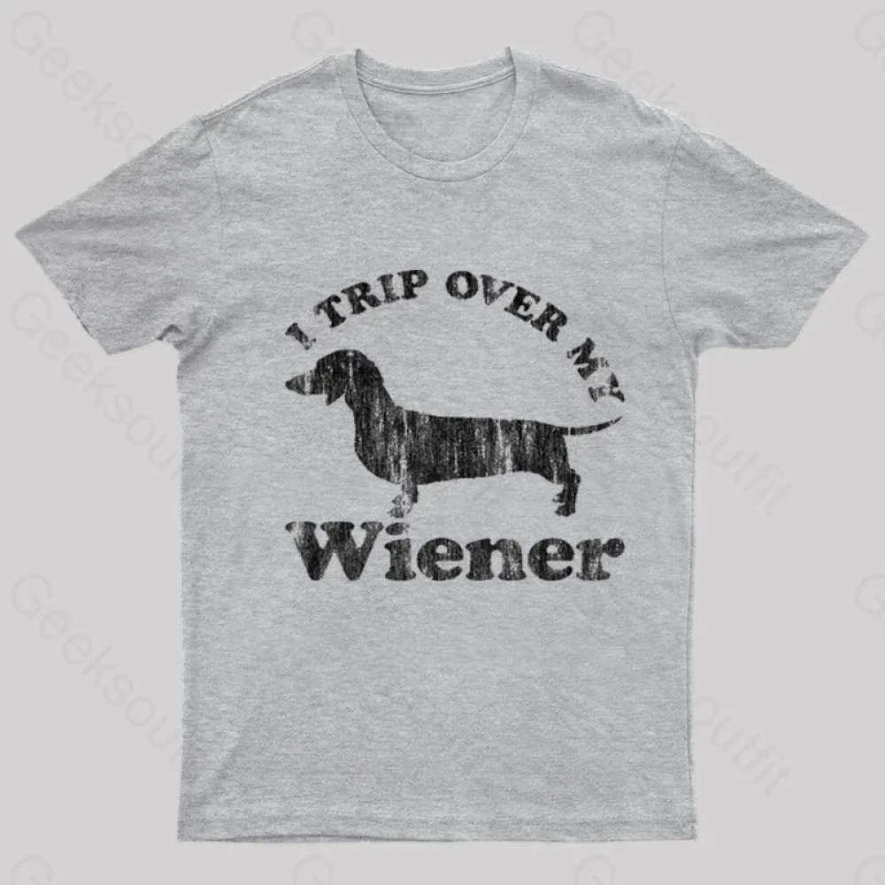 Trip Over My Wiener Nerd T-Shirt - Image 6