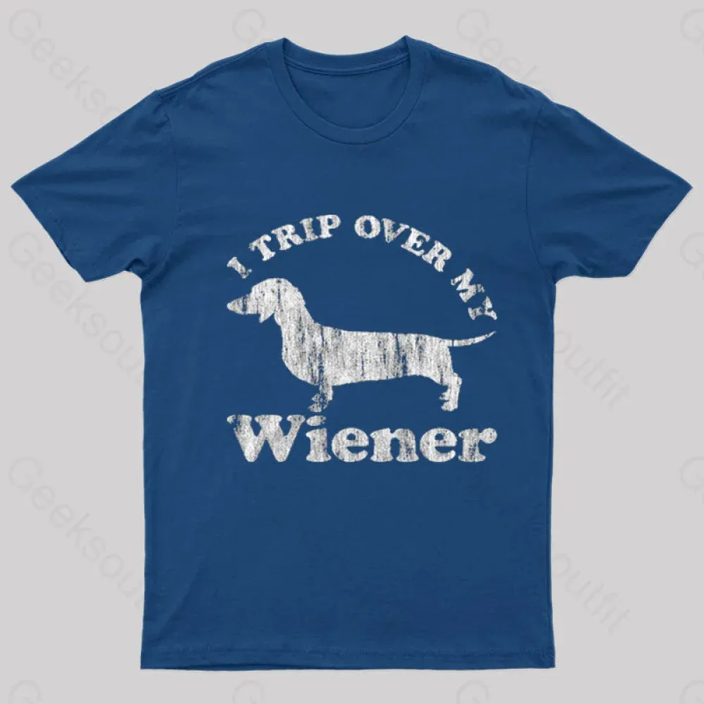 Trip Over My Wiener Nerd T-Shirt - Image 3