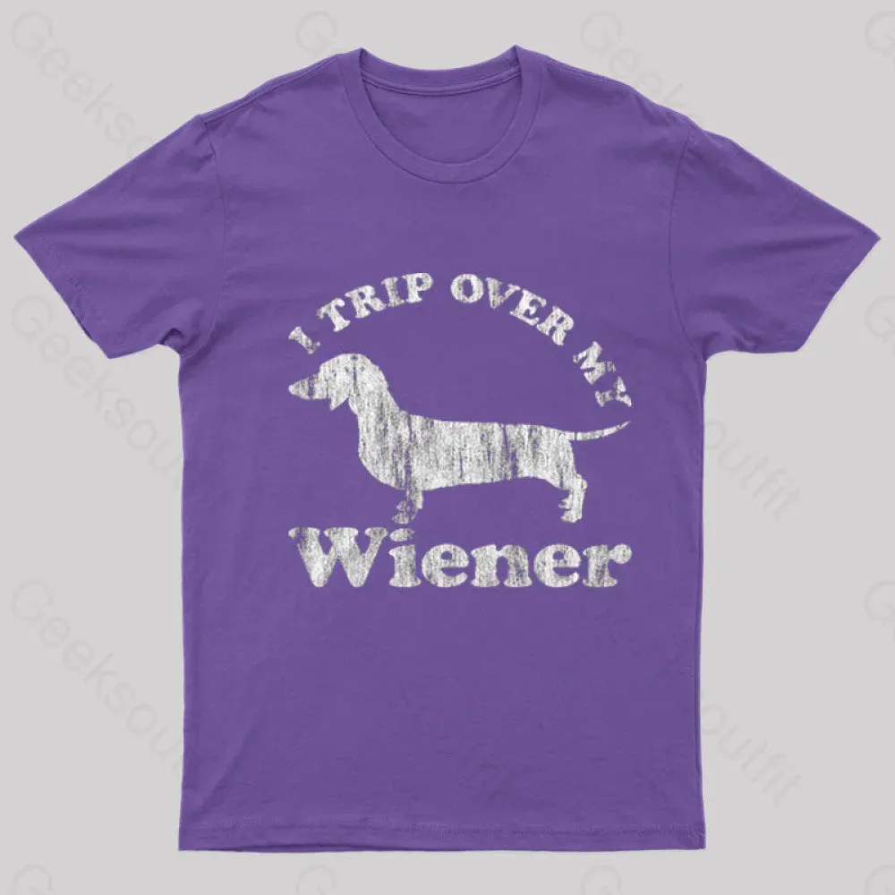 Trip Over My Wiener Nerd T-Shirt - Image 7