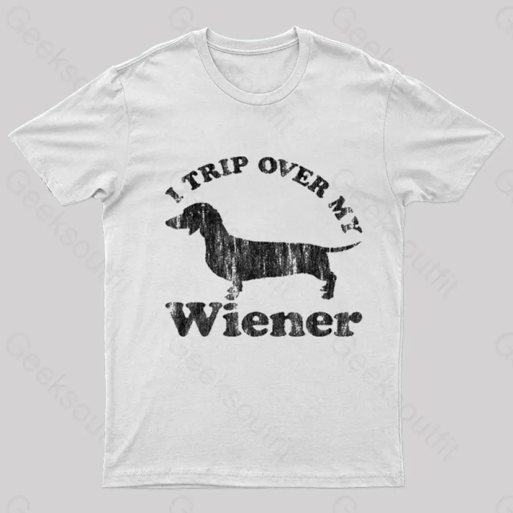 Trip Over My Wiener Nerd T-Shirt - Image 8