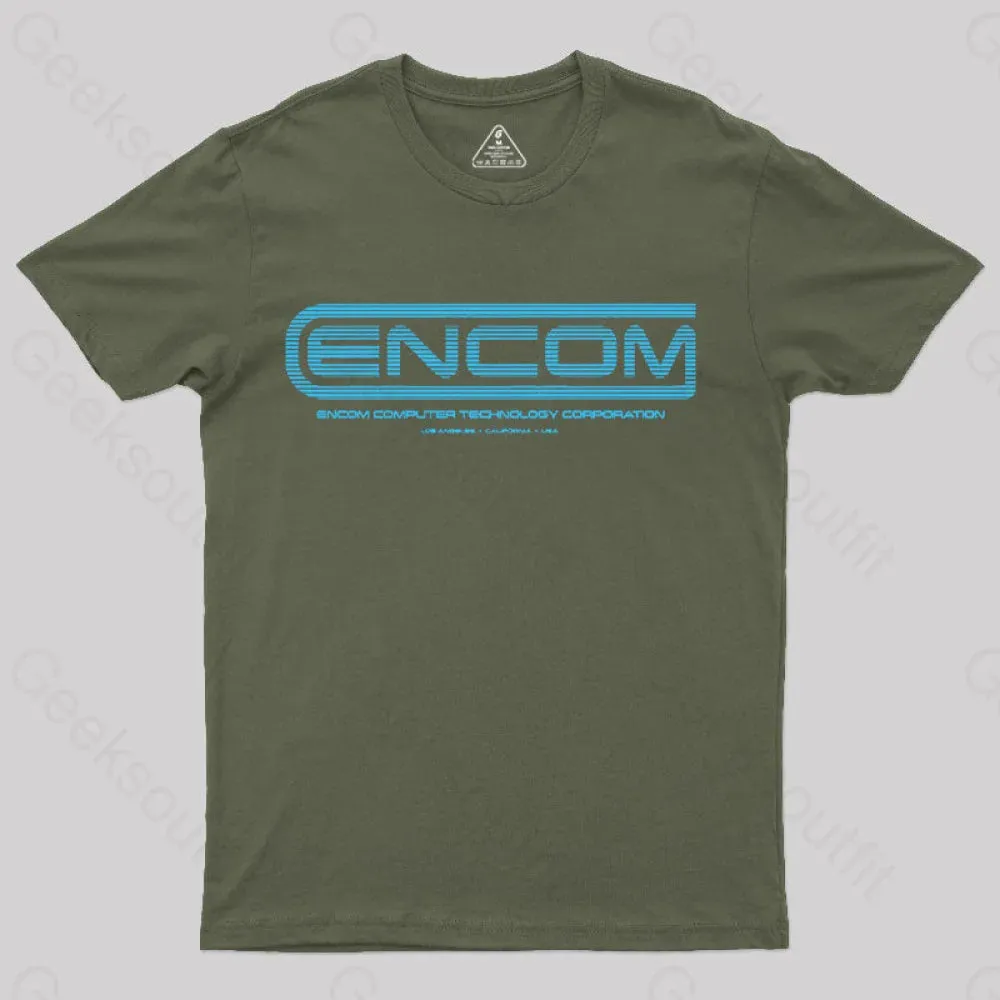TRON - ENCOM Summer Sky T-Shirt - Image 2