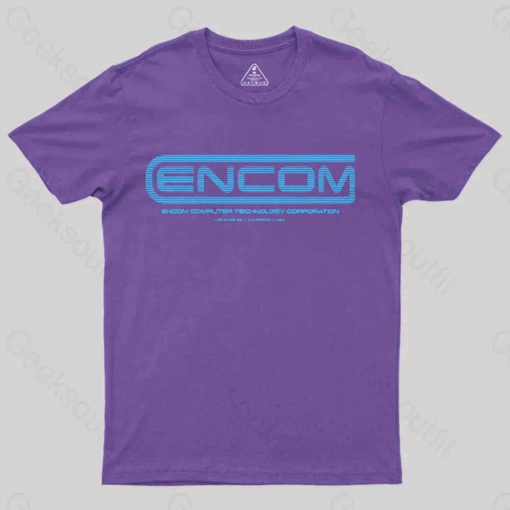 TRON - ENCOM Summer Sky T-Shirt - Image 5