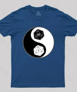 Twenty Sided Dice Tattoo T-Shirt
