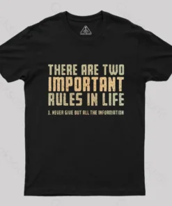 Alternative view of Two Important Rules T-Shirt