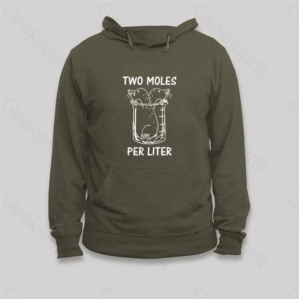 Two Moles Per Liter Hoodie - Image 3