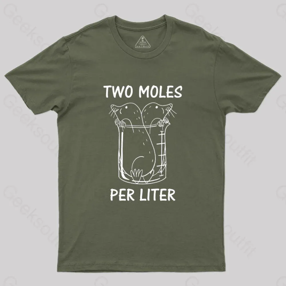 Two Moles Per Liter T-Shirt - Image 3