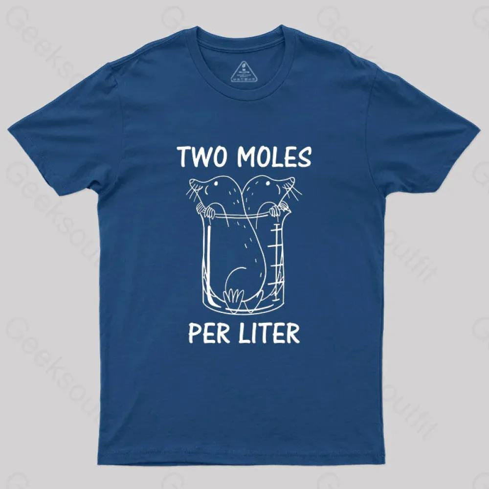 Two Moles Per Liter T-Shirt - Image 2