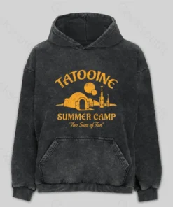 Two Suns of Fun Washed Hoodie