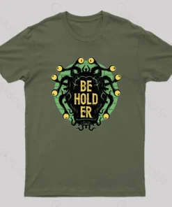 Typographic Beholder Geek T-Shirt