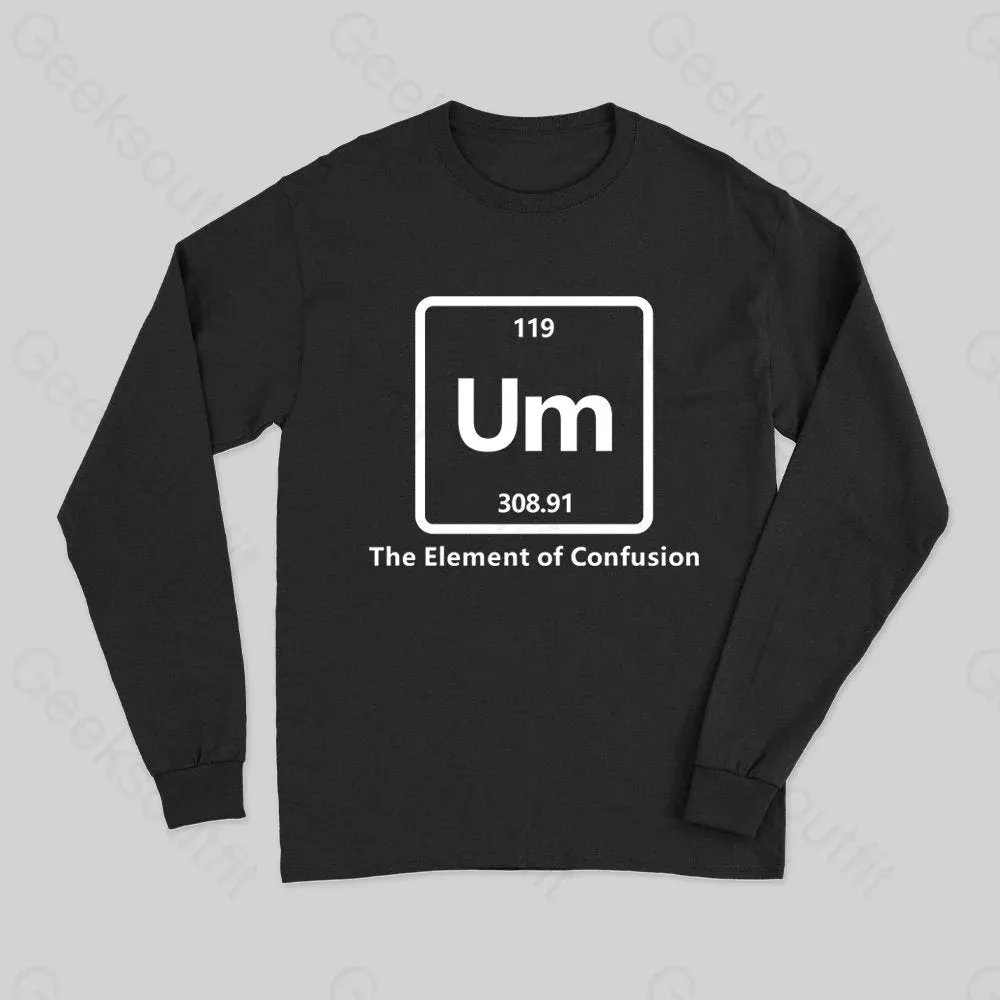 Um The Element of Confusion Long Sleeve T-Shirt - Image 2