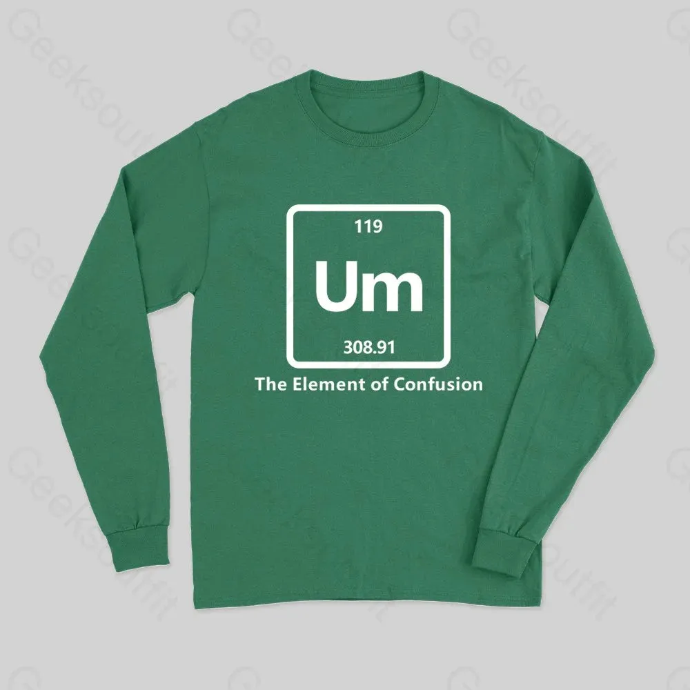 Um The Element of Confusion Long Sleeve T-Shirt - Image 3