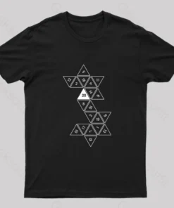 Unrolled D20 Geek T-Shirt