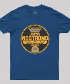 Alternative view of USCSS Nostromo 22 T-Shirt
