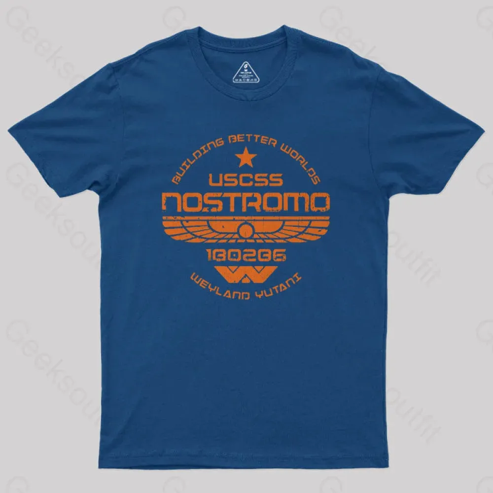 USCSS Nostromo Geek T-Shirt - Image 2