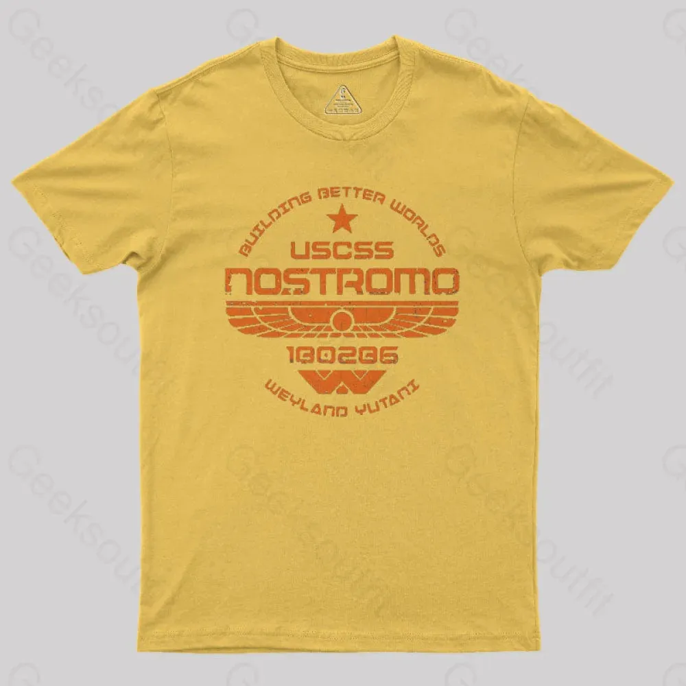 USCSS Nostromo Geek T-Shirt - Image 6