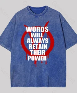 Alternative view of V for Vendetta Geek Washed T-shirt