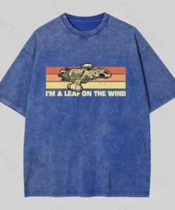 Alternative view of Vintage Leaf On The Wind Washed T-shirt