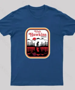 Visit Hawkins Indiana Nerd T-Shirt