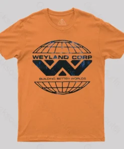 Alternative view of Weyland Corp Scifi Horror T-Shirt