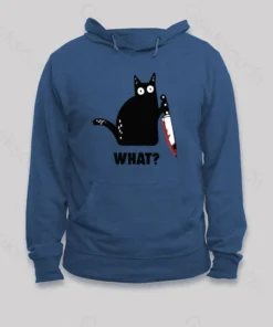 Alternative view of What Cat Funny Hoodie