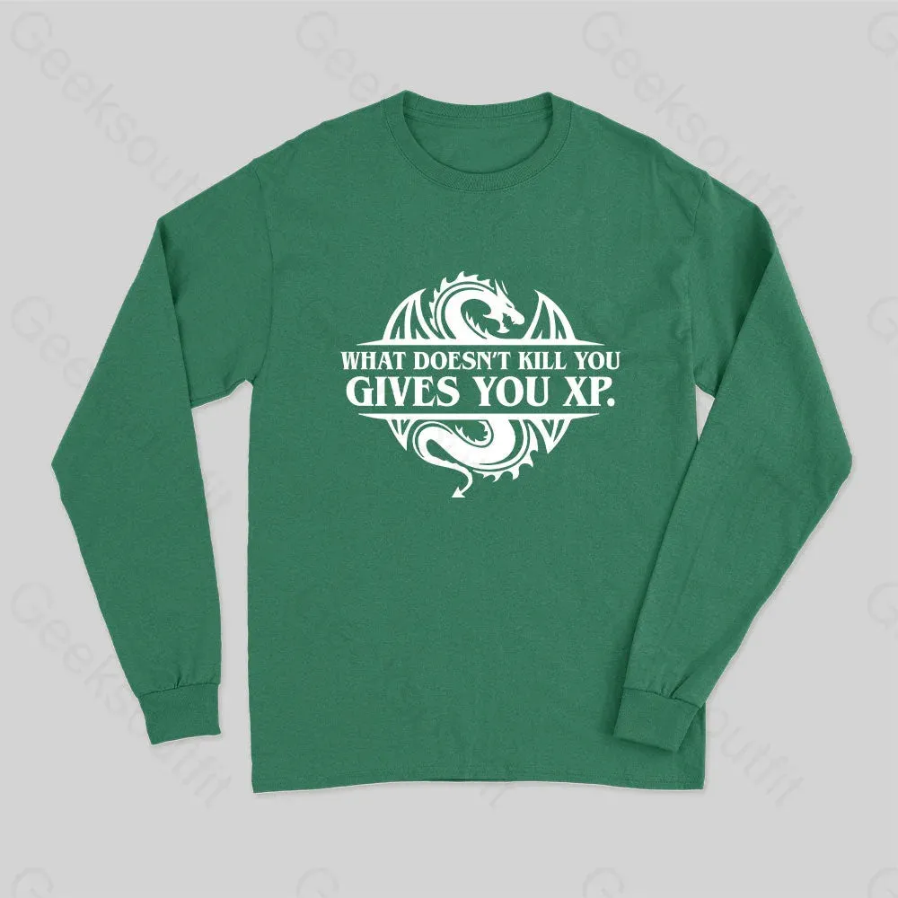 What Doesnt Kill You Give You Experience Long Sleeve T-Shirt - Image 3