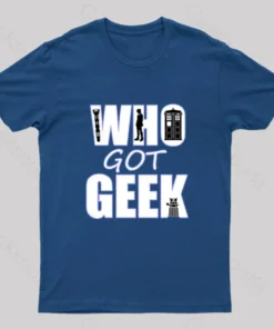 Alternative view of Who Got Geek T-Shirt