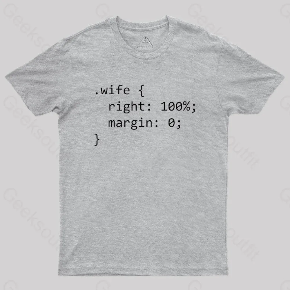 Wife Code Geek T-Shirt - Image 5