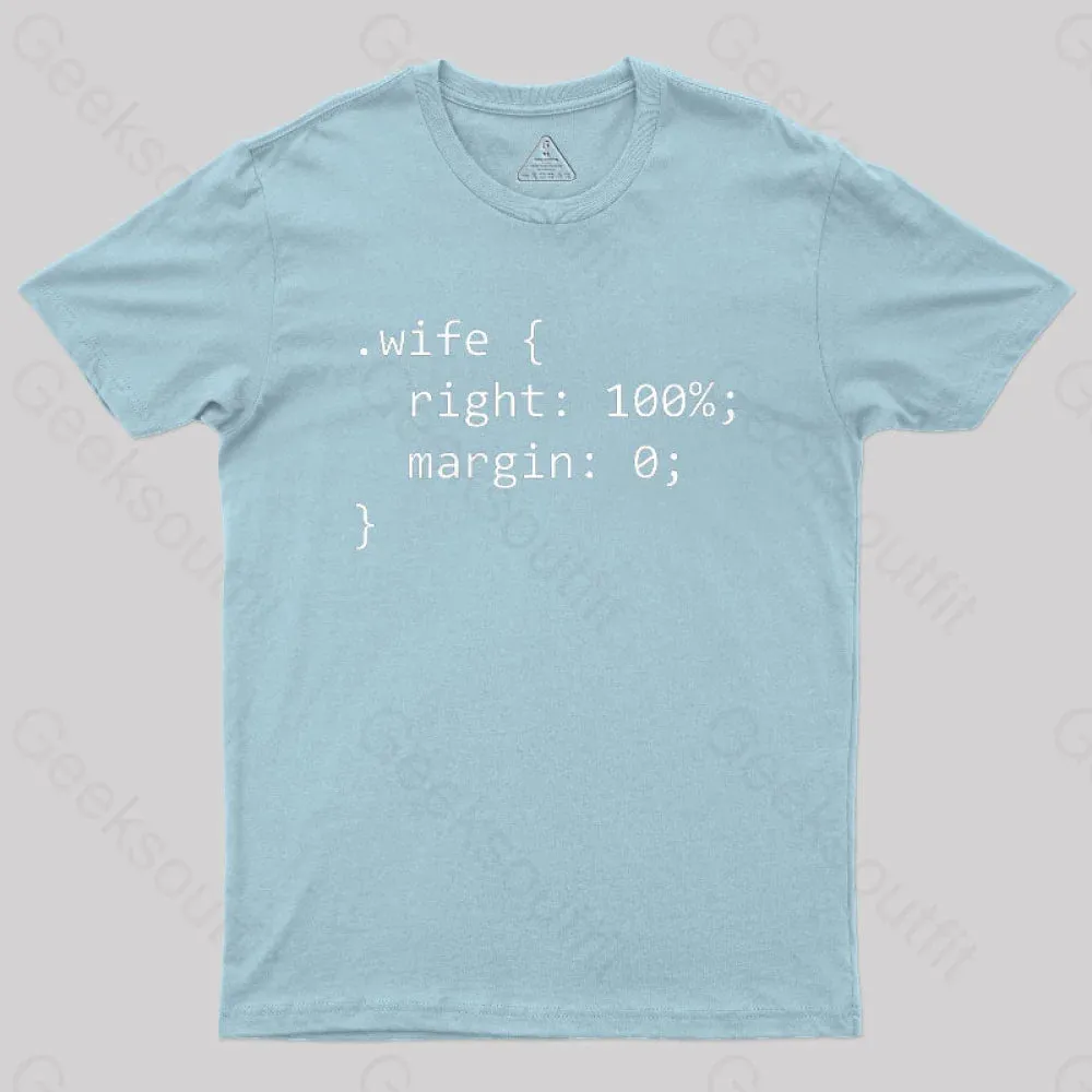 Wife Code Geek T-Shirt - Image 10