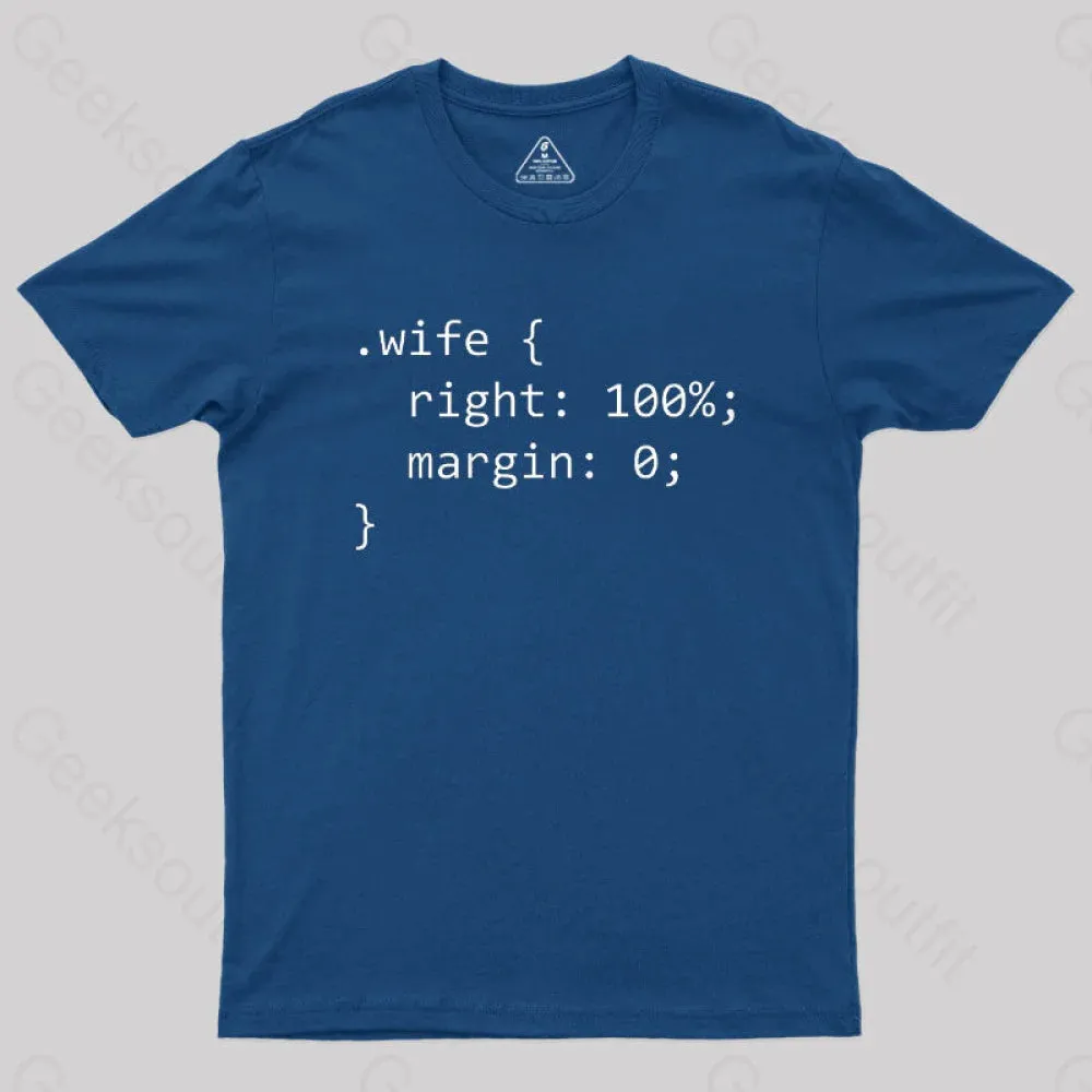 Wife Code Geek T-Shirt - Image 3