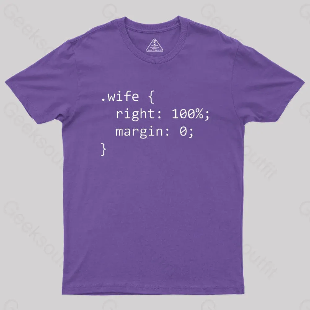 Wife Code Geek T-Shirt - Image 6
