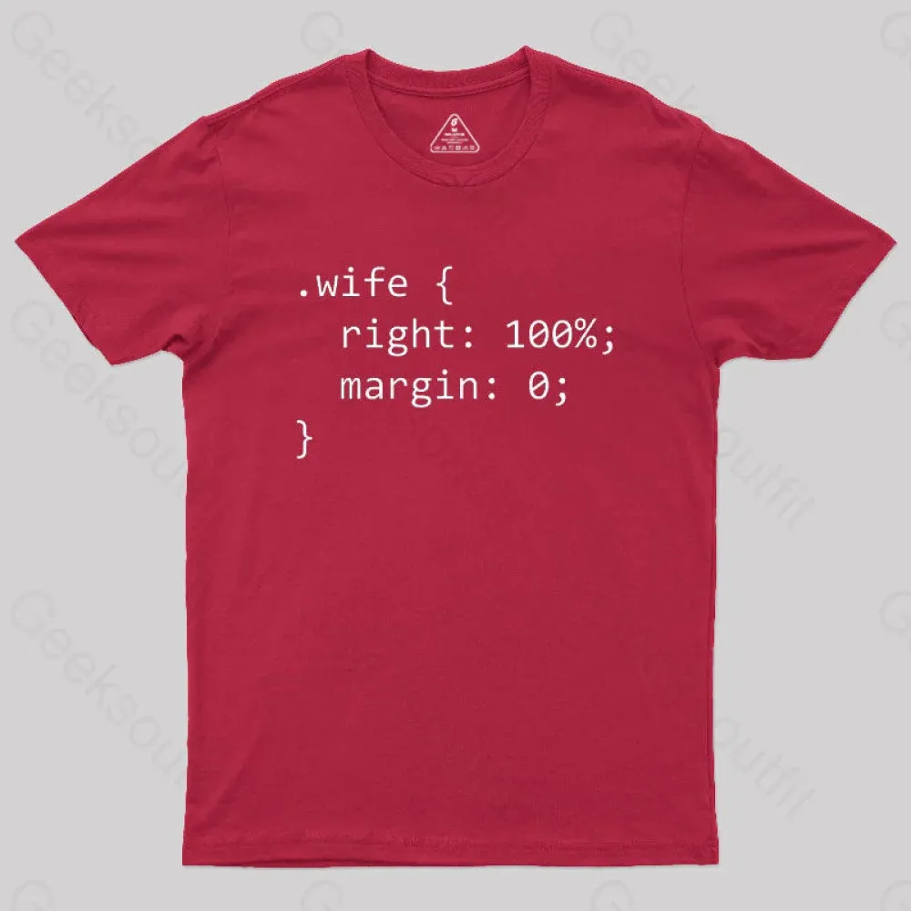 Wife Code Geek T-Shirt