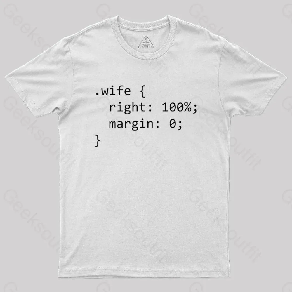 Wife Code Geek T-Shirt - Image 11