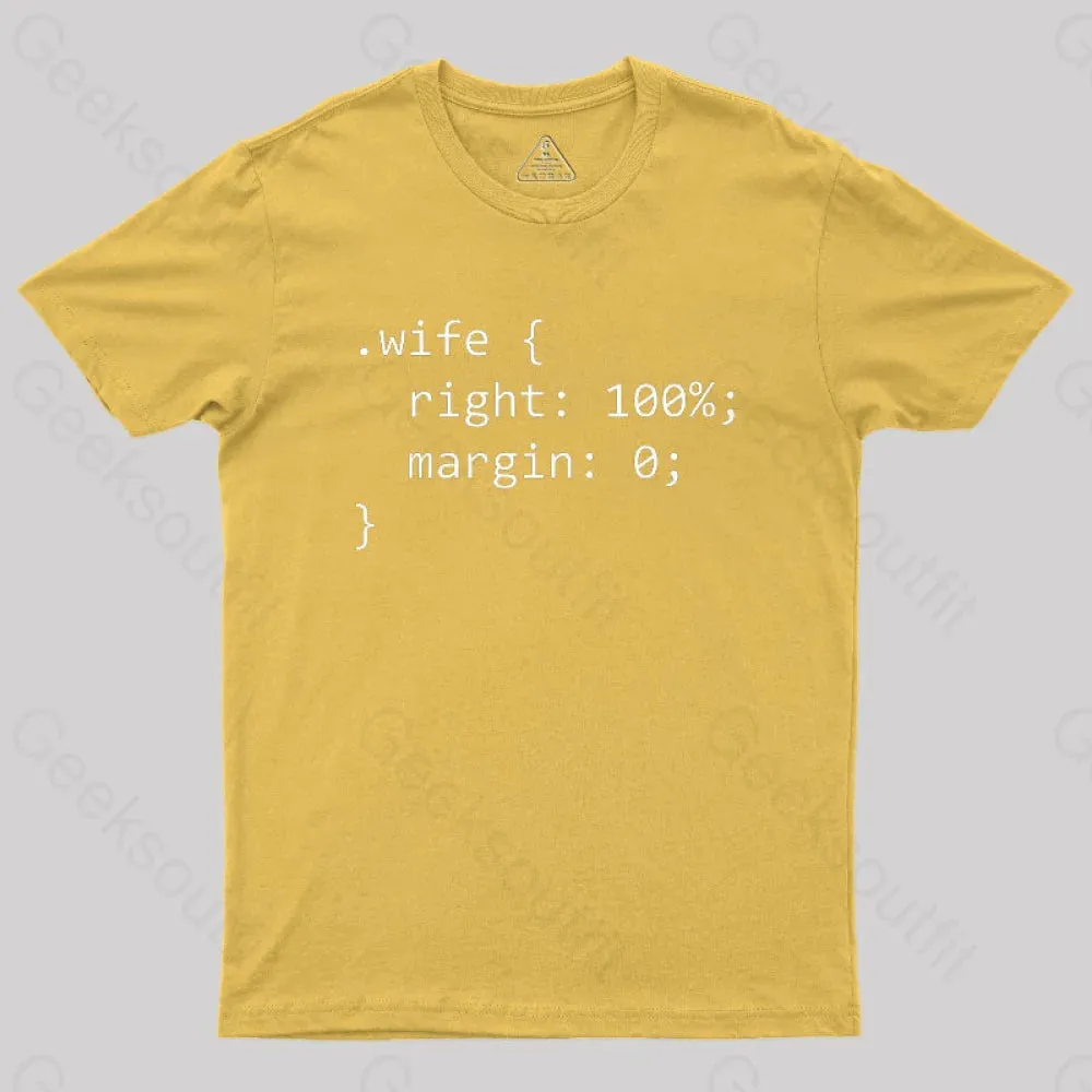 Wife Code Geek T-Shirt - Image 8
