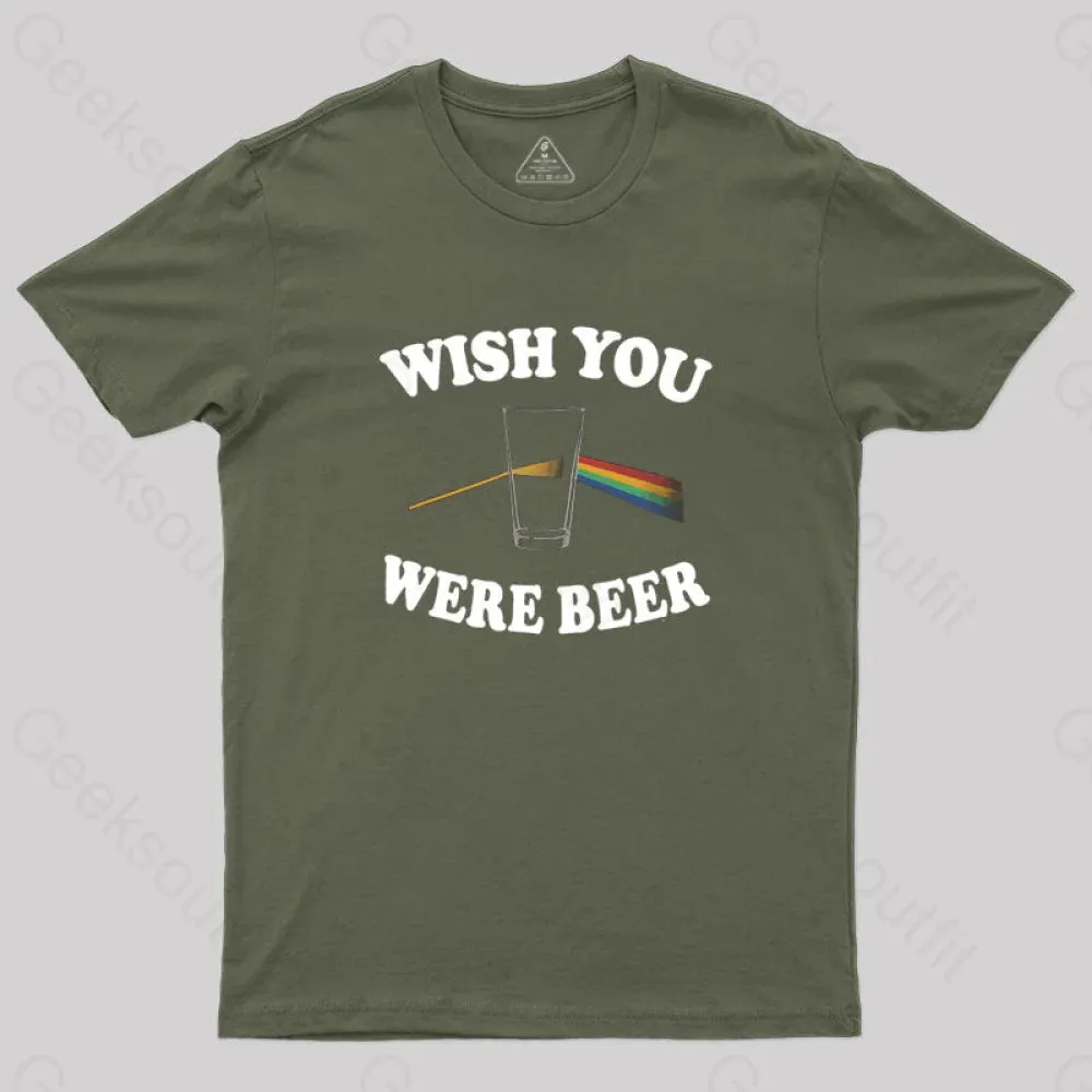 Wish You Were Beer Nerd T-Shirt - Image 3