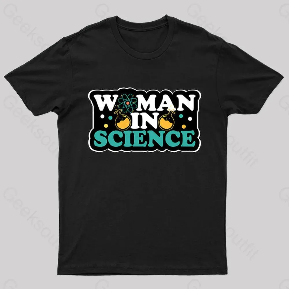 Woman In Science Nerd T-Shirt - Image 3