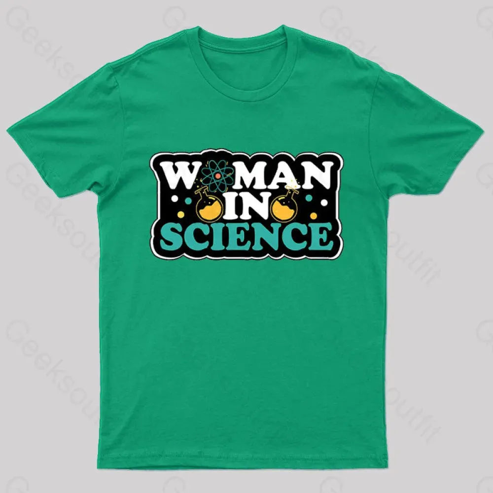 Woman In Science Nerd T-Shirt - Image 5