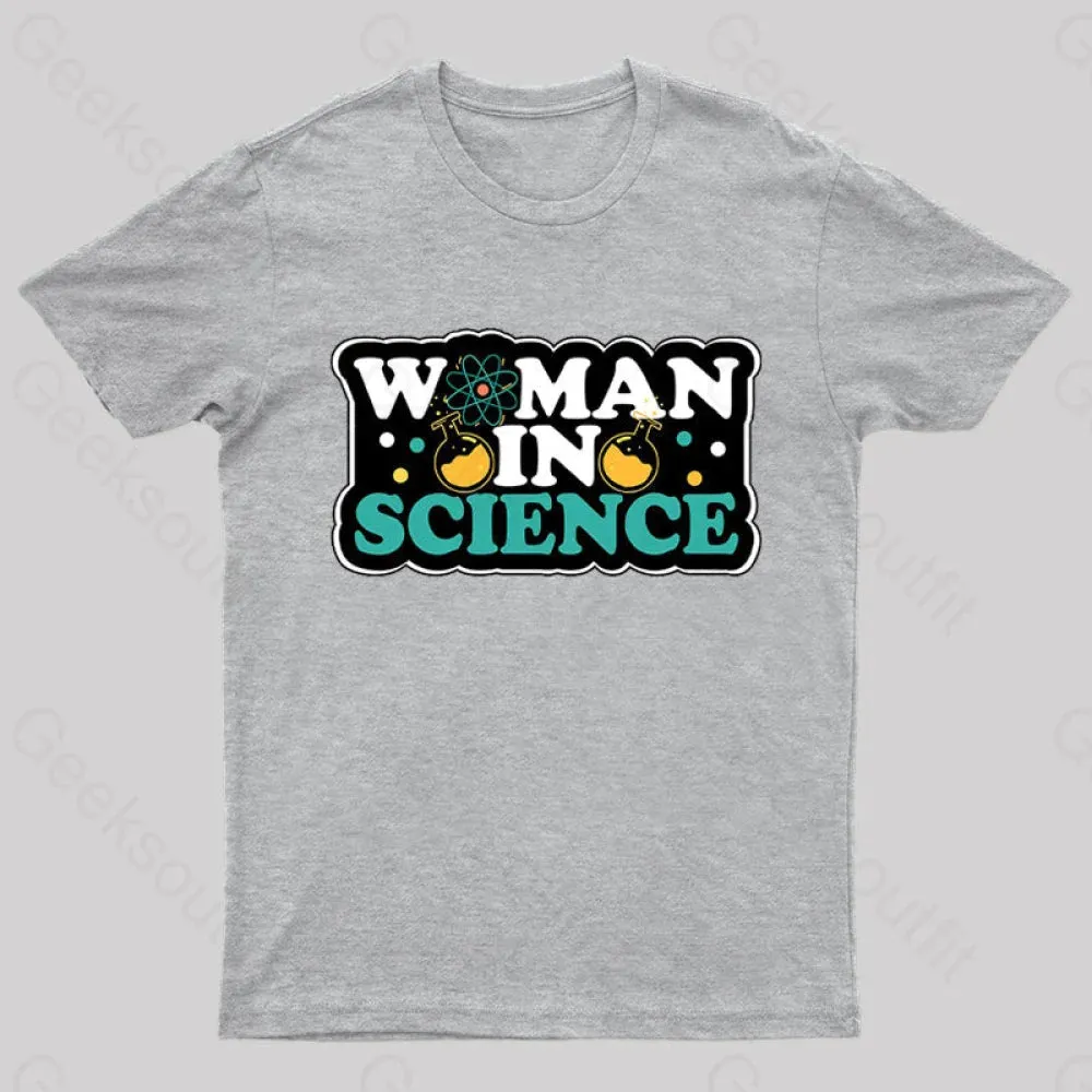 Woman In Science Nerd T-Shirt - Image 7