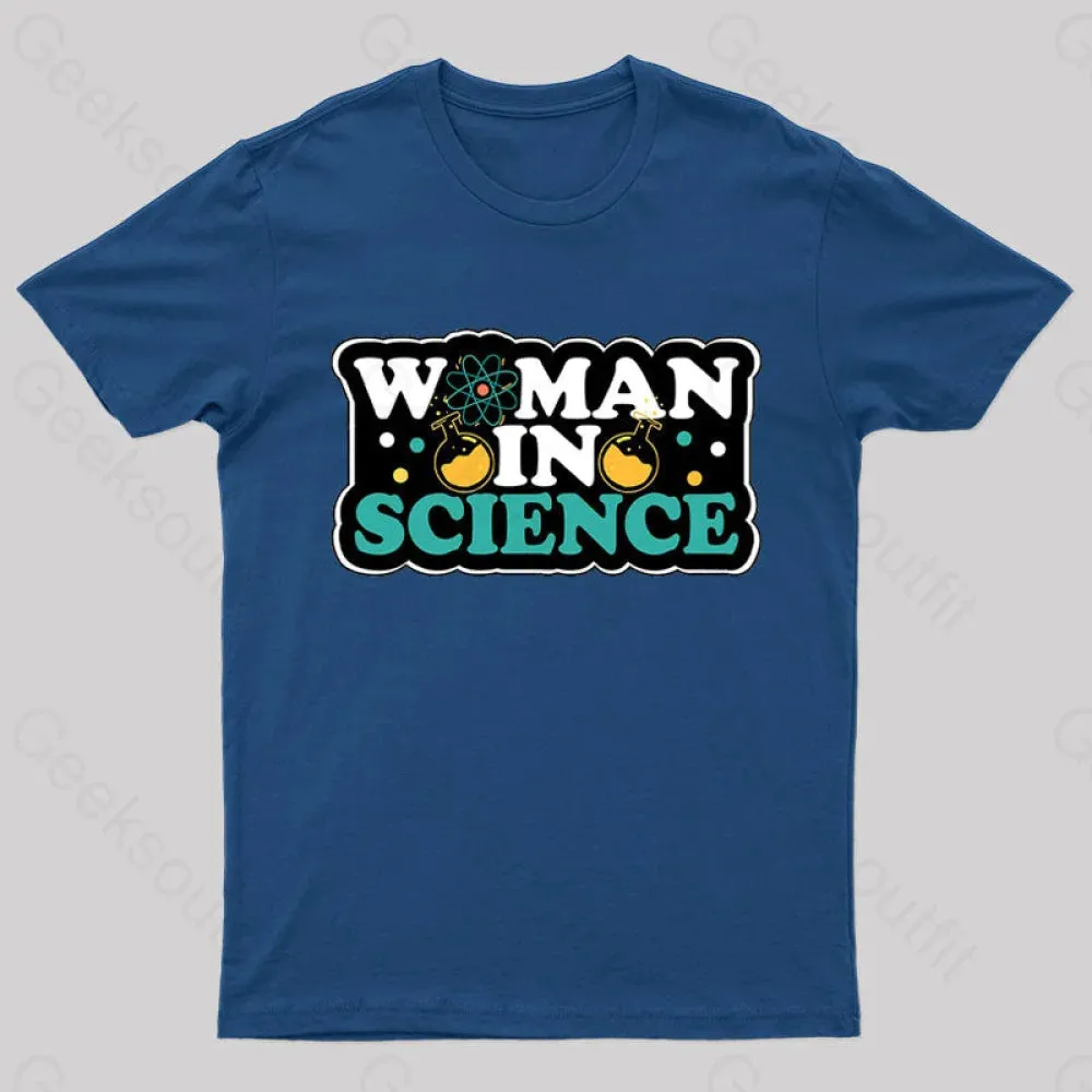 Woman In Science Nerd T-Shirt - Image 4