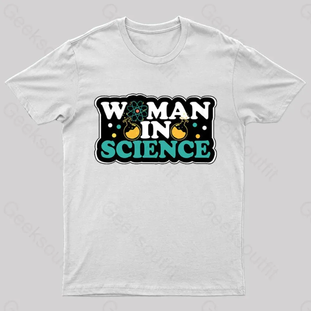 Woman In Science Nerd T-Shirt - Image 8